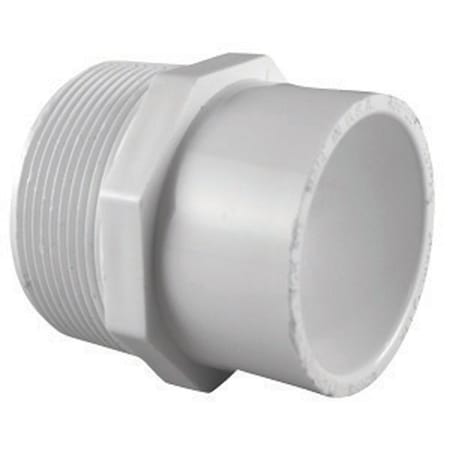 Charlotte Pipe And Foundry Charlotte Pipe Schedule 40 1-1/4 in. MPT X 1 in. D Slip PVC Pipe Adapter 1 pk PVC 02110 1000